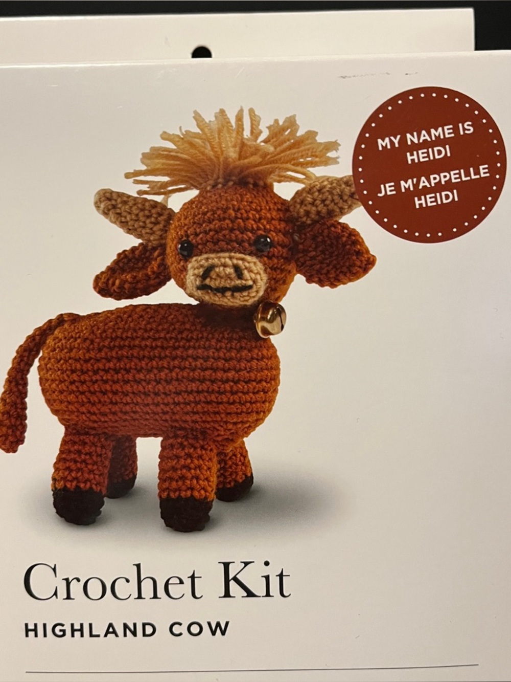 Loops & Threads Highland Cow Heidi Crochet Kit Intermediate Brand New in Box